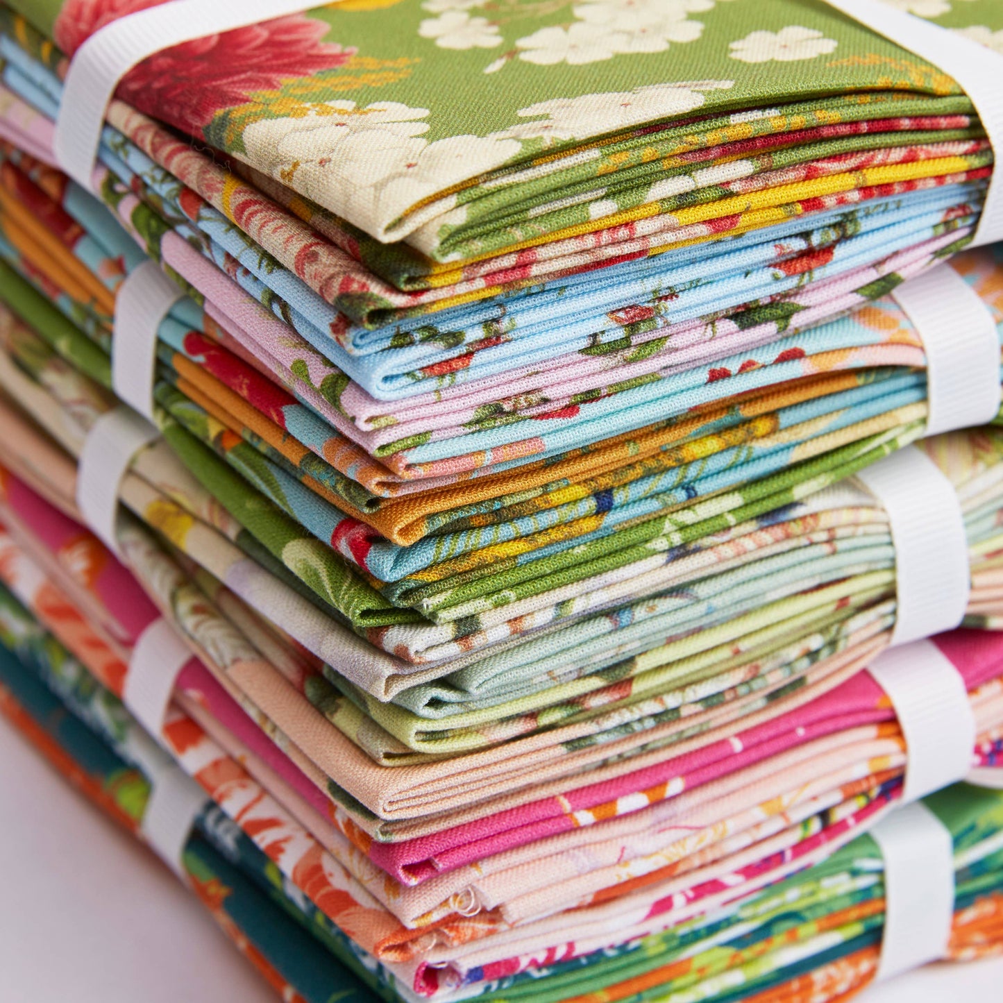 RHS Fat Quarter Fabric Bundle, Geissler, 45 x 56cm Pack Of 4