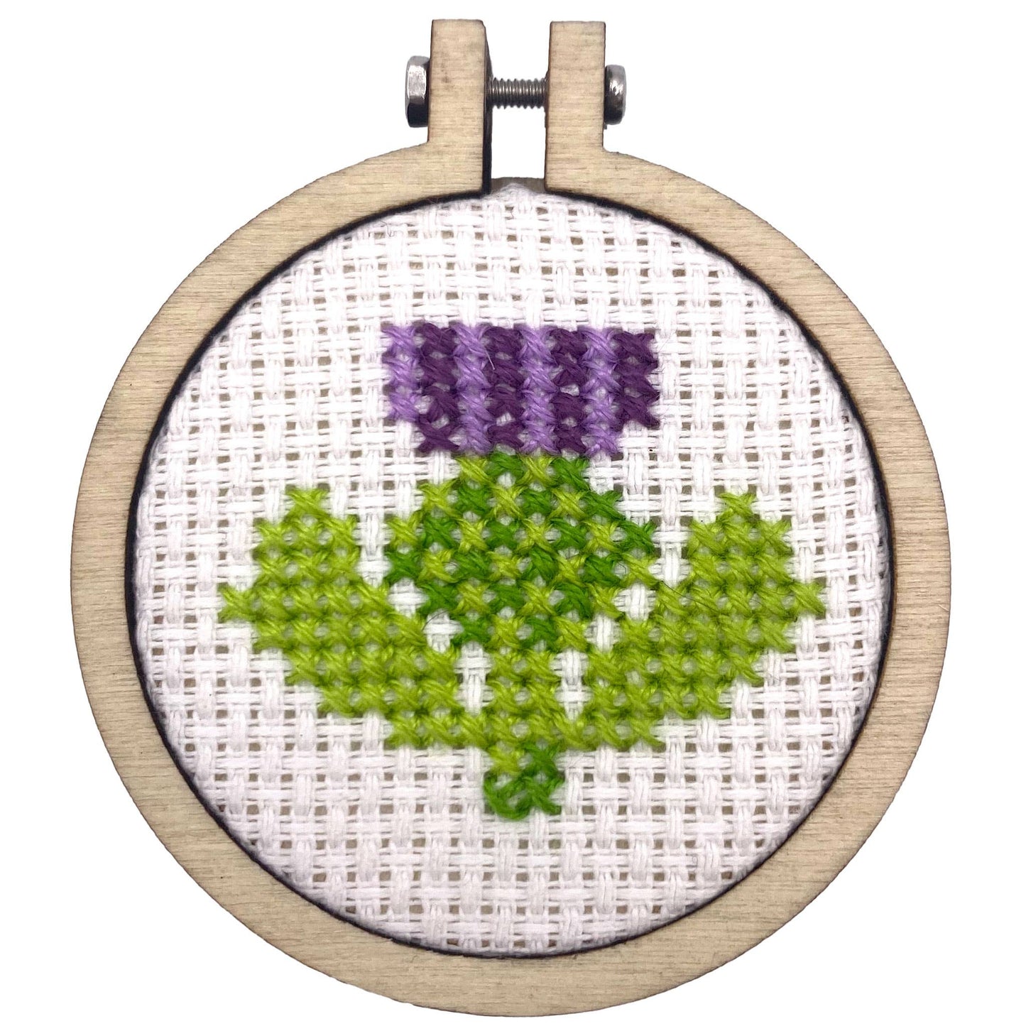 'Thistle Make You Smile' Mini Matchbox Cross Stitch Kit