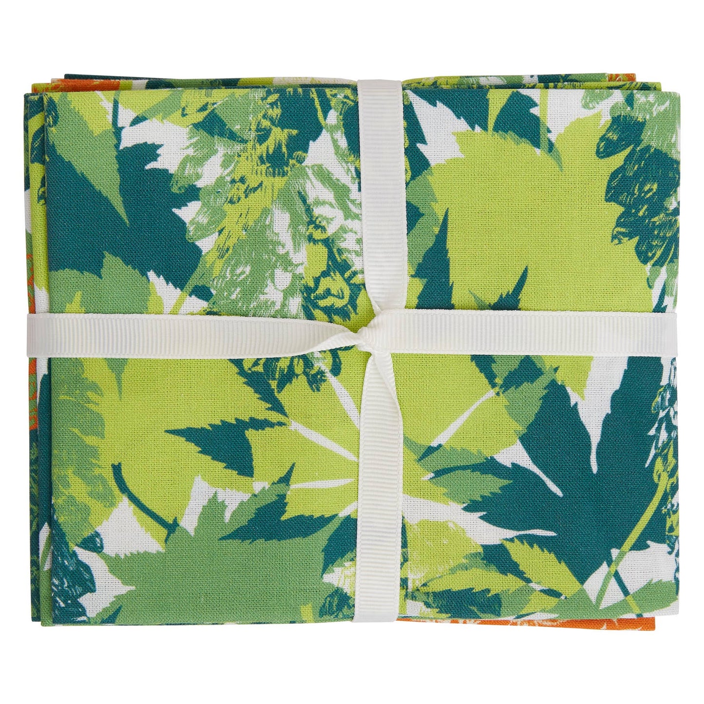 RHS Fat Quarter Fabric Bundle, Leaves, 45 x 56cm, Pack Of 4