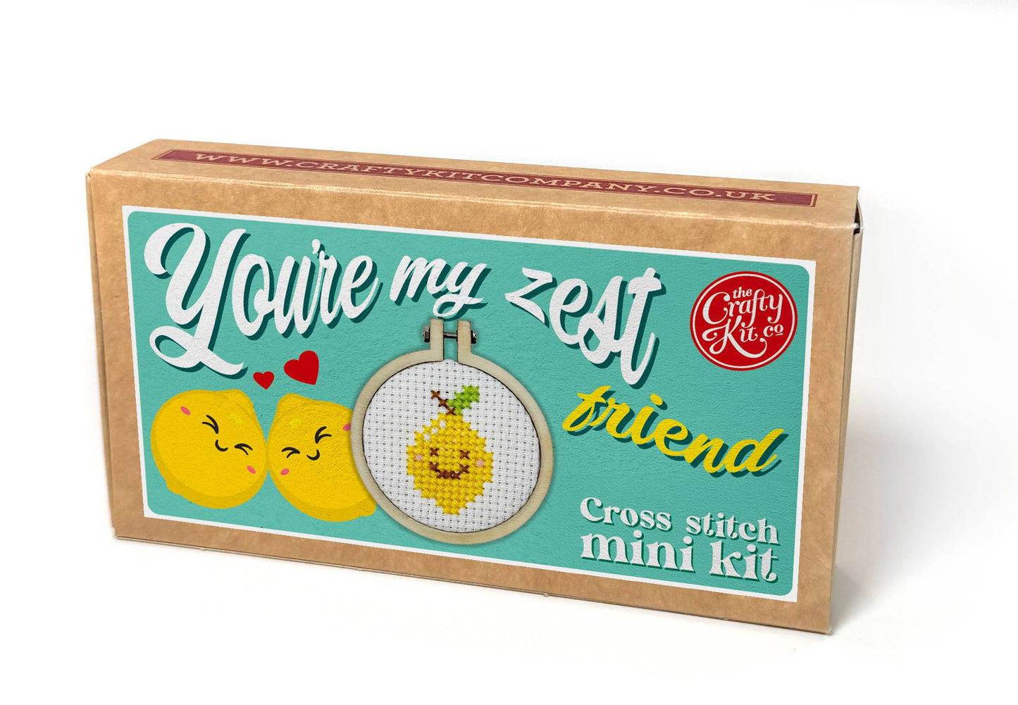 'You're My Zest Friend' Mini Matchbox Cross Stitch Kit