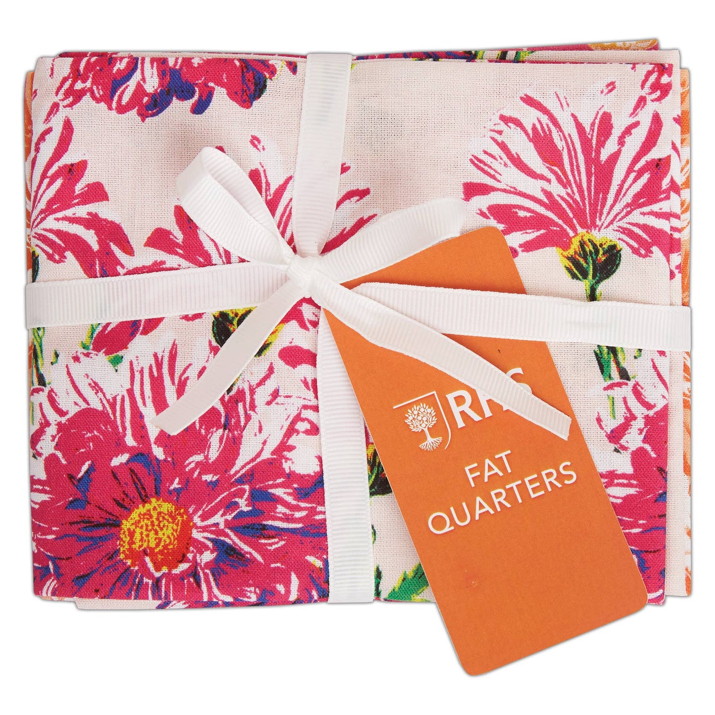 RHS Fat Quarter Fabric Bundle, Bloom, 45 x 56cm, Pack Of 4