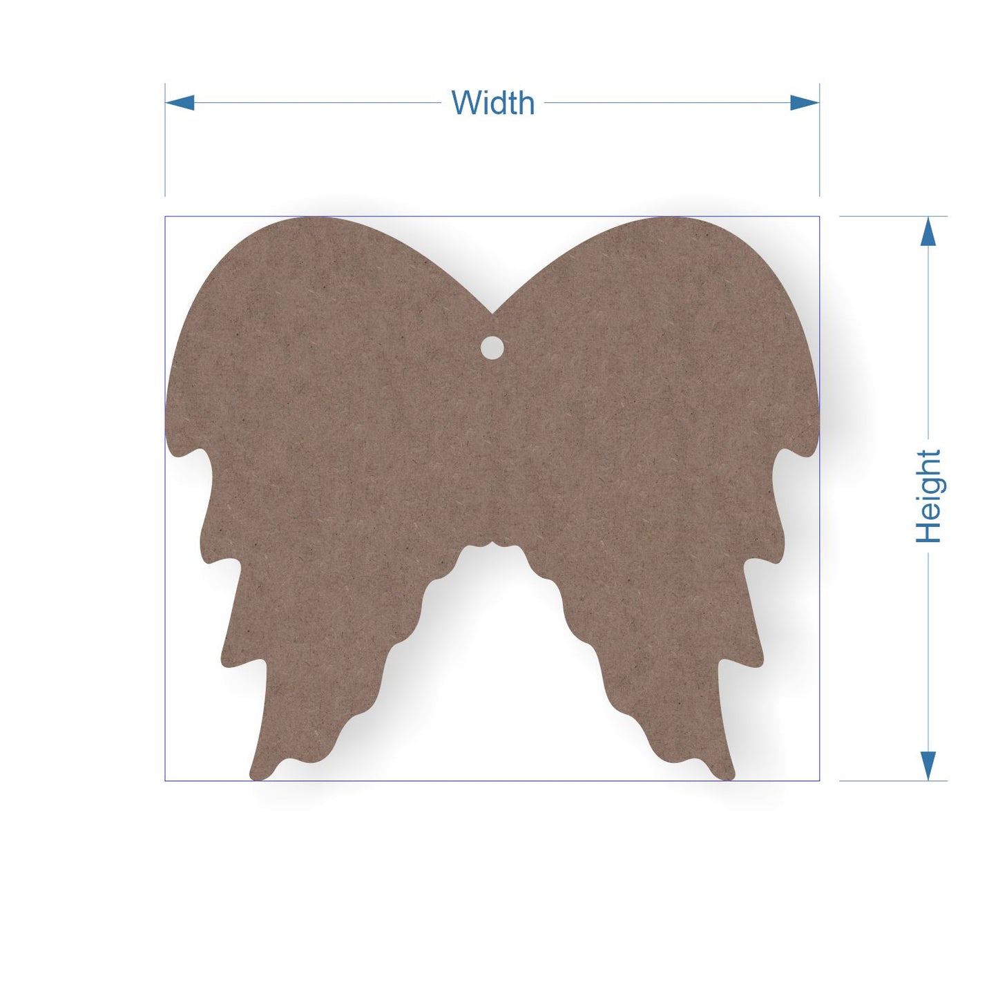 angel wings - 2mm MDF