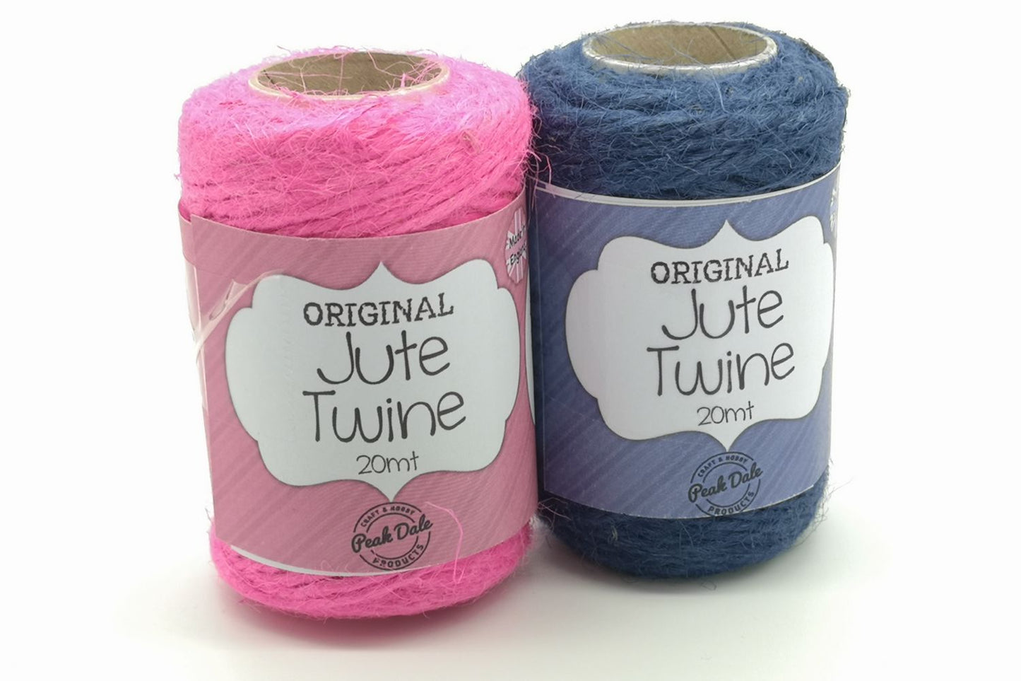 Jute Twine - 20 meter reel - various colours