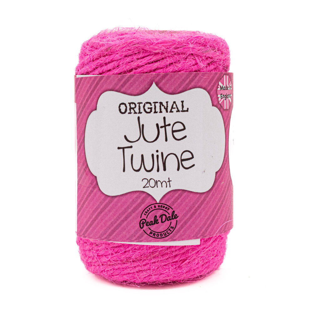 Jute Twine - 20 meter reel - various colours