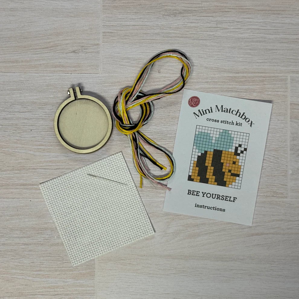 'Beleaf in Yourself' Mini Matchbox Cross Stitch Kit