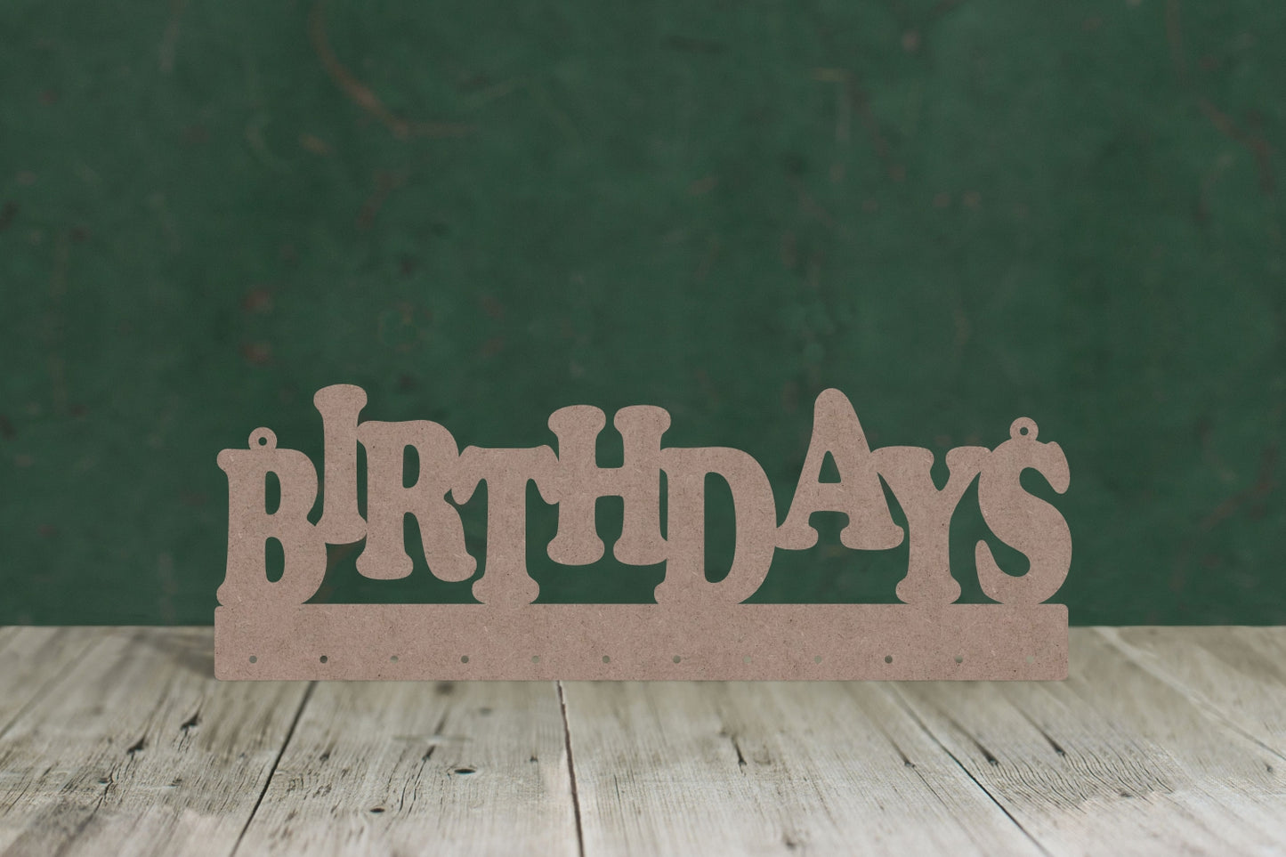 Birthdays calendar - 2mm MDF