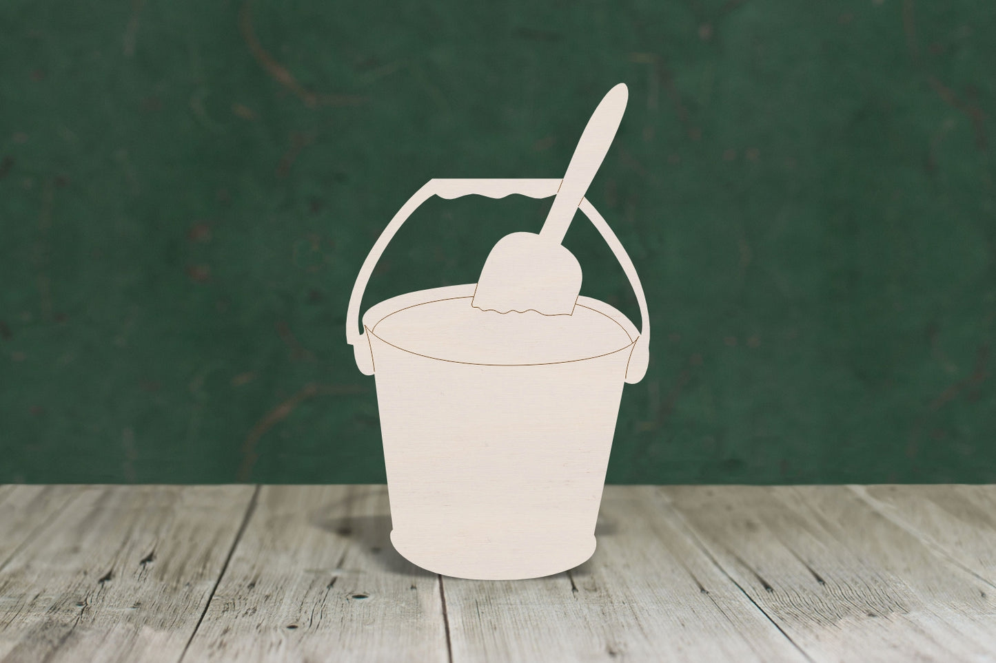 Bucket and spade - plywood