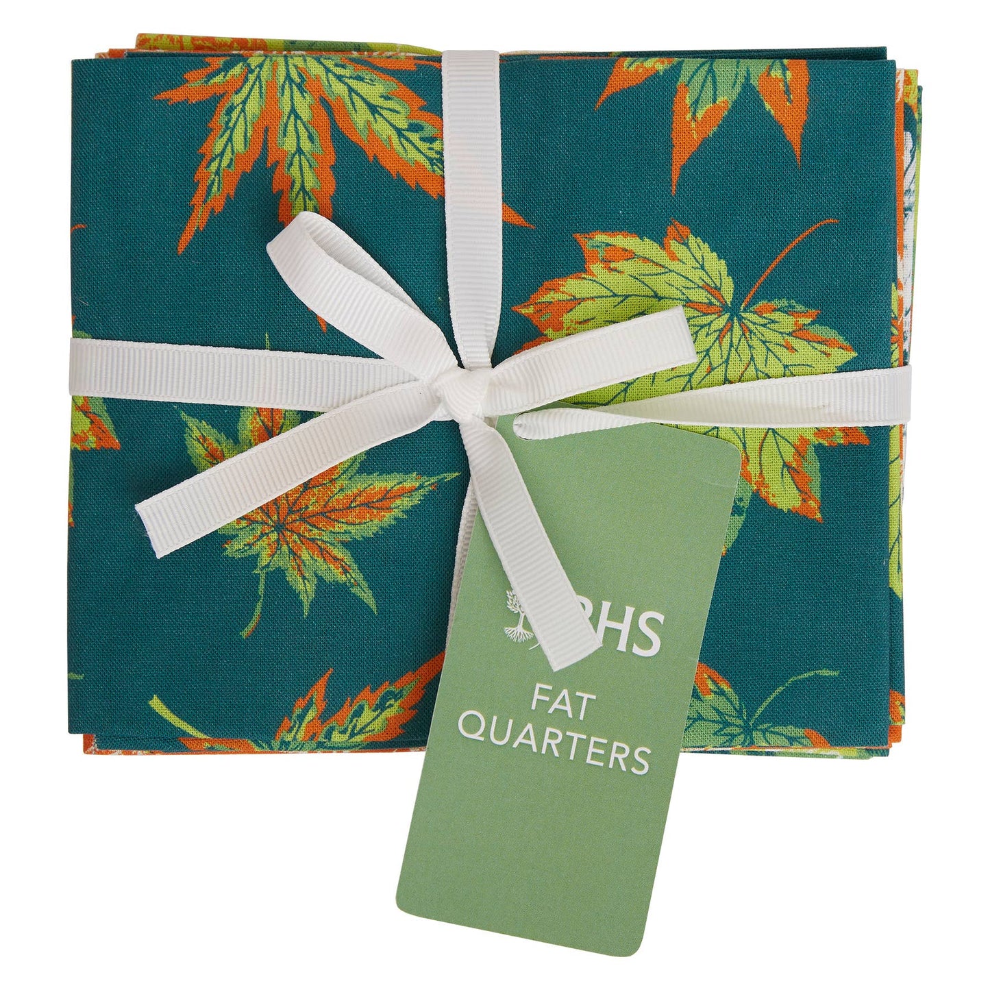 RHS Fat Quarter Fabric Bundle, Leaves, 45 x 56cm, Pack Of 4