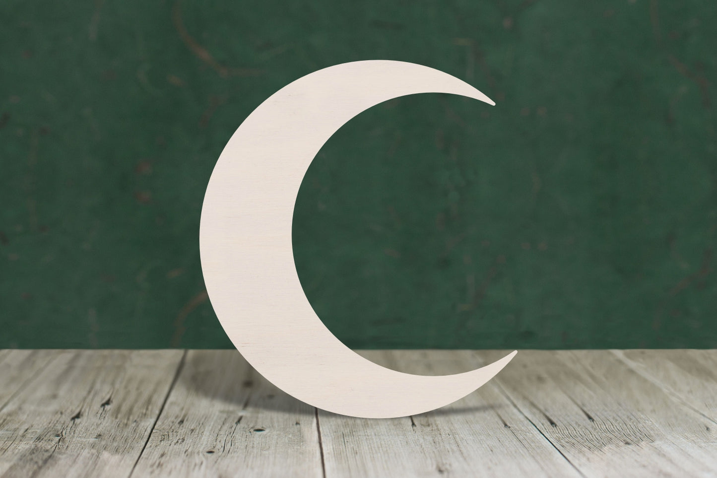 Crescent moon round - plywood