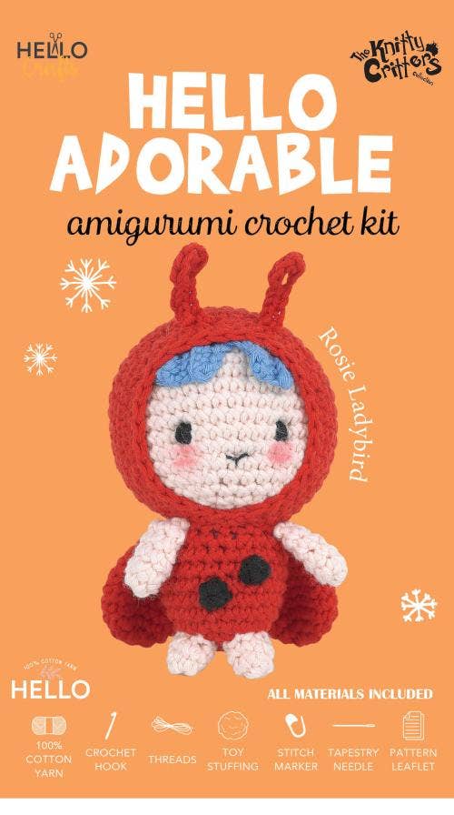 Knitty Critters Hello Adorable - Rosie Ladybird