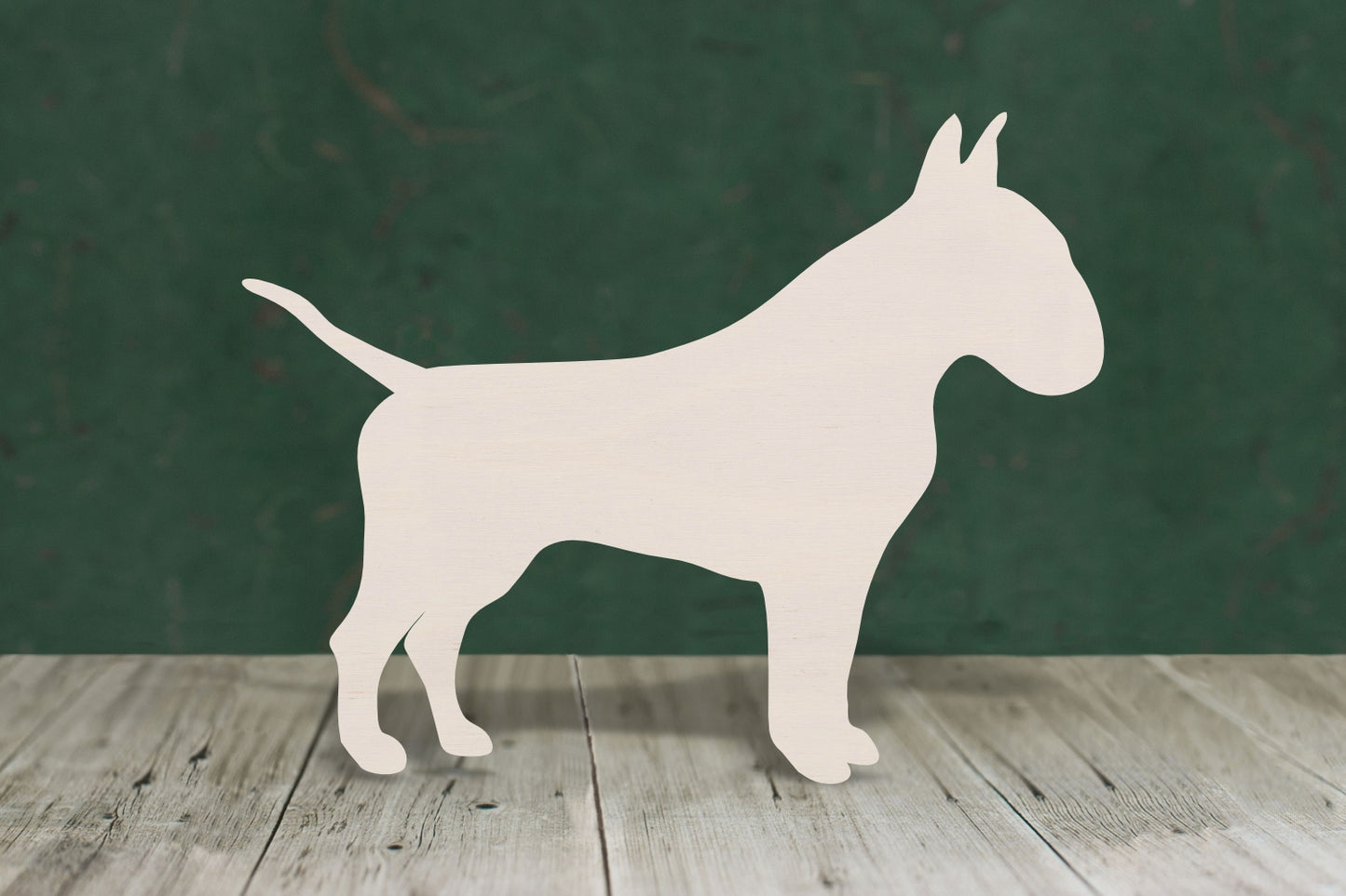 English bull terrier - plywood