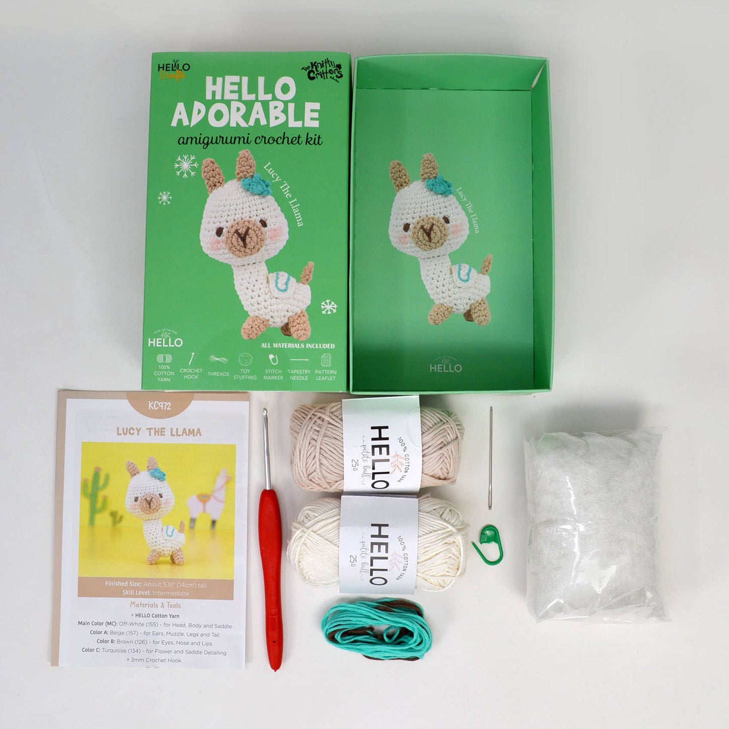 Knitty Critters Hello Adorable 2 - Lucy The Llama