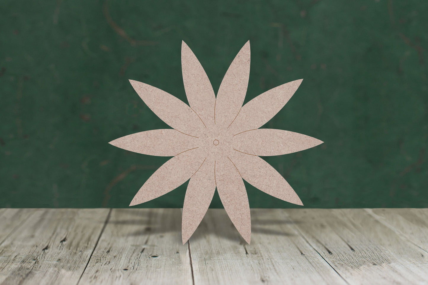 Flower 10 petal - 3mm MDF