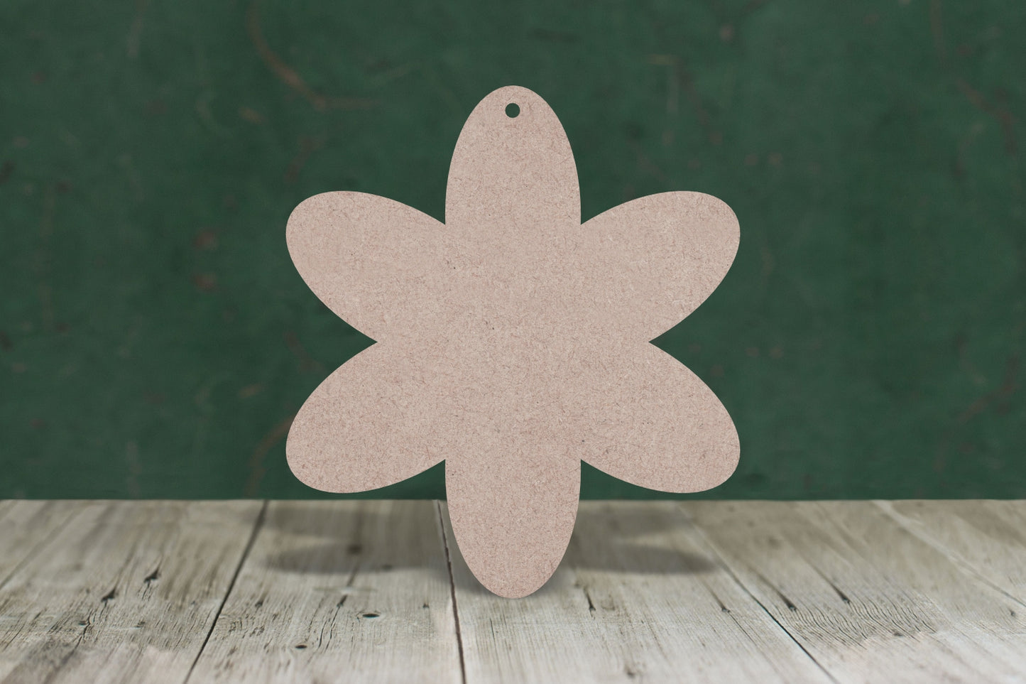 Flower 6 petal - 3mm MDF