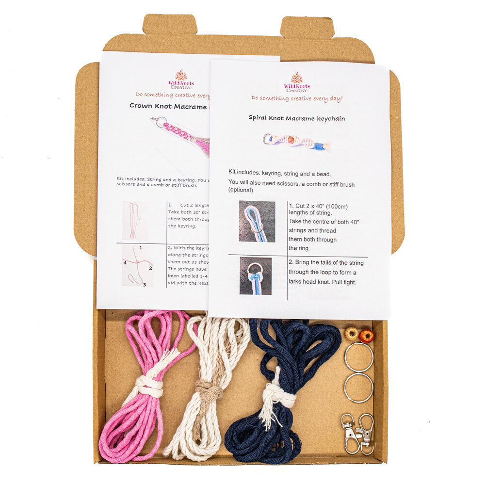 Macrame Key Chains Craft Kit - From Wild Roots