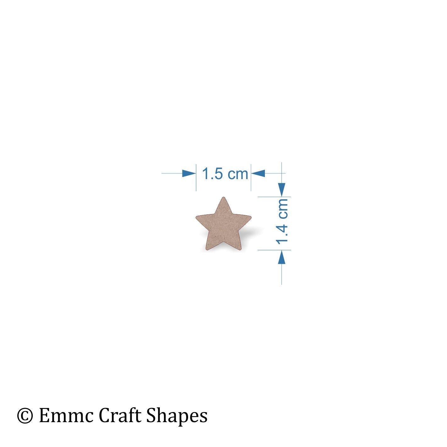 Wooden star - 2mm mdf