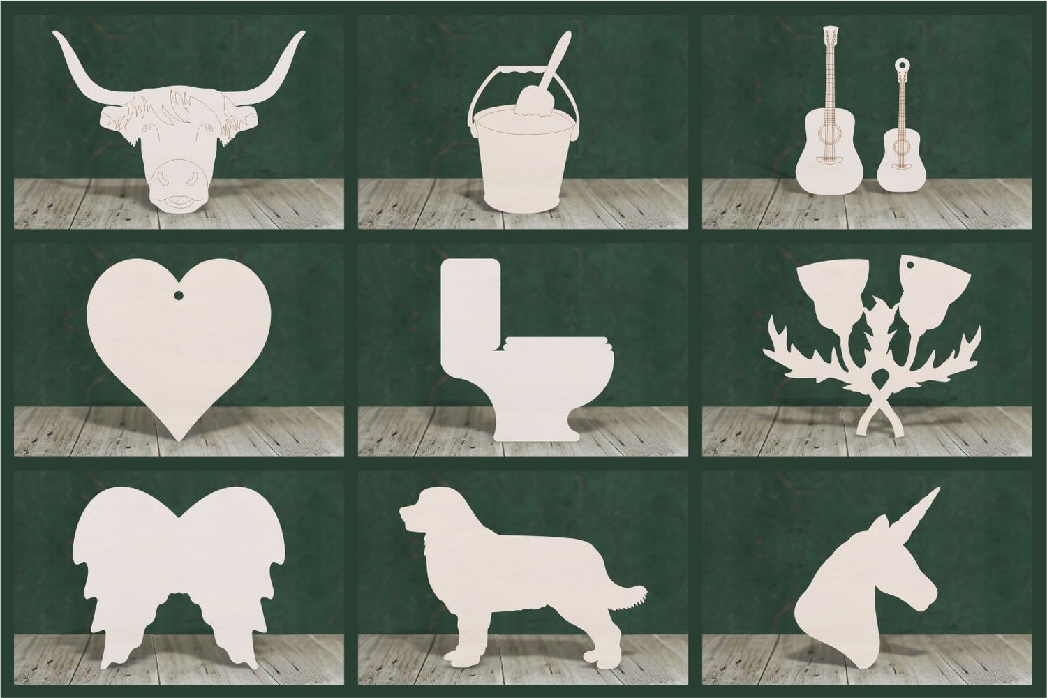 Plywood Craft shapes