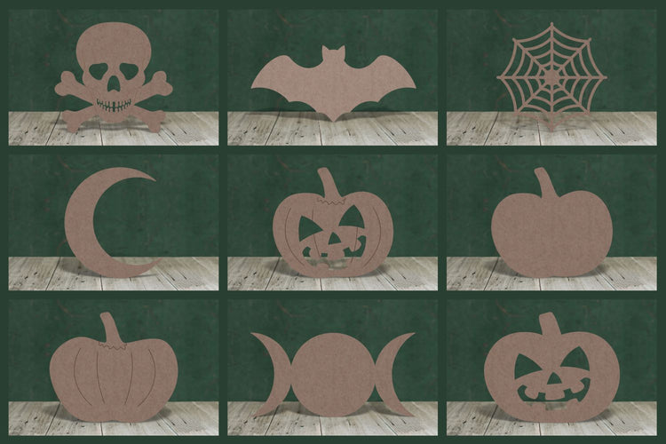 2mm thick MDF Halloween Craft Shapes