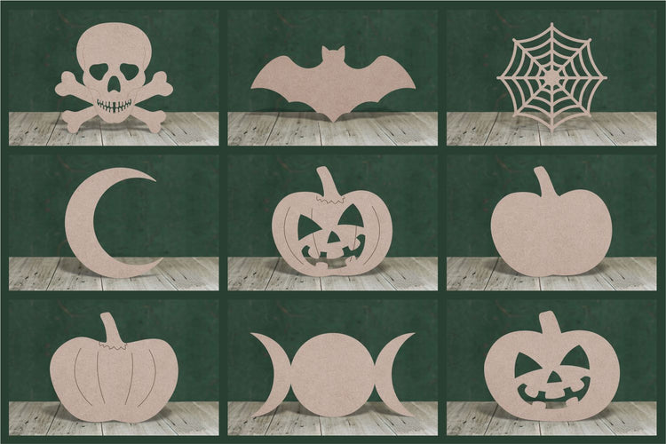 MDF Halloween Craft Shapes