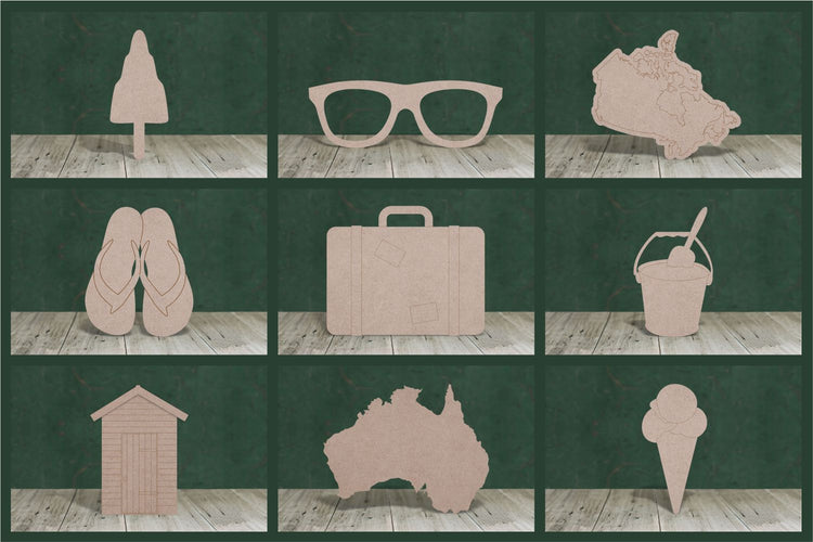 Travel and holiday blanks- 3mm MDF
