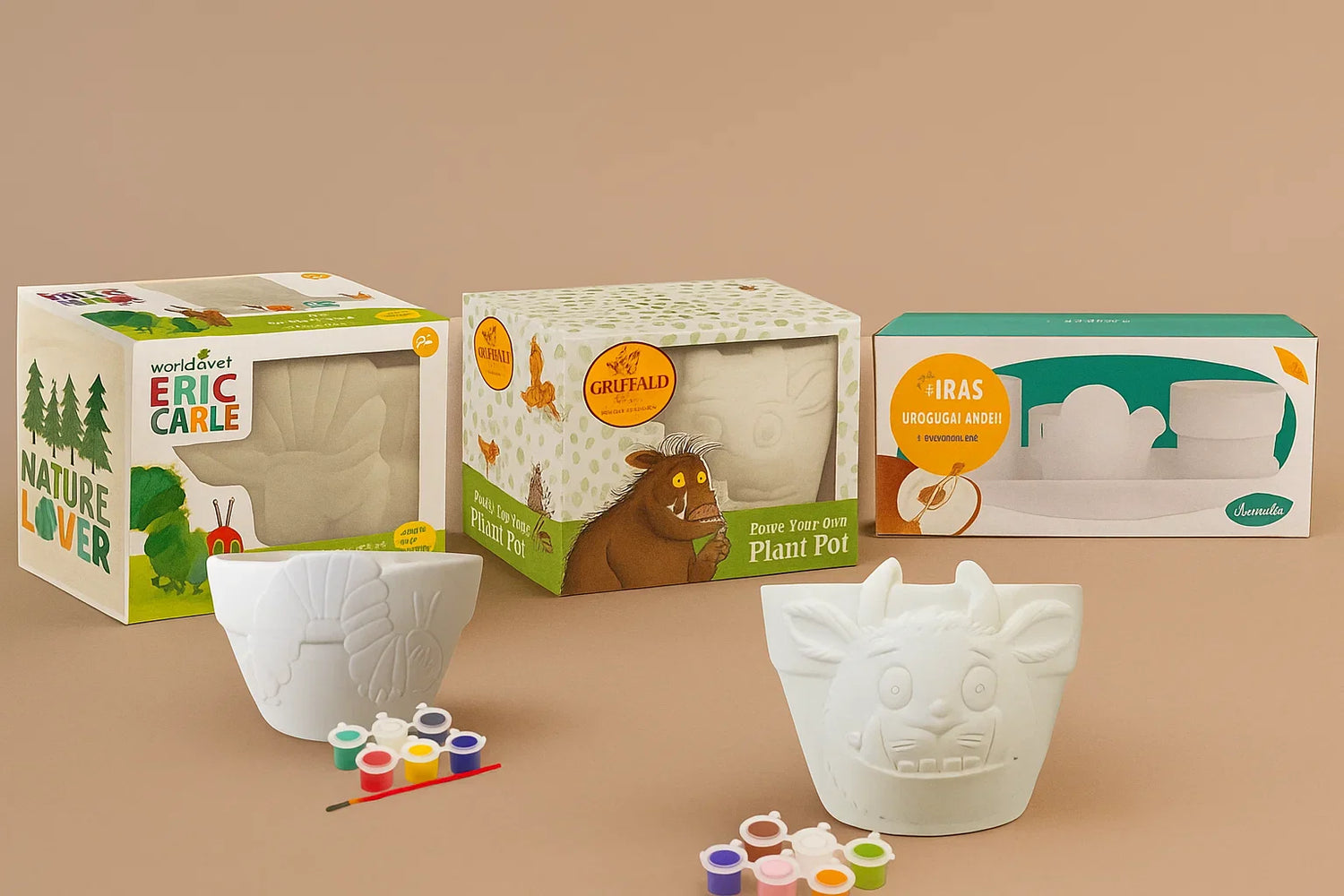 Pottery and stone panting kits