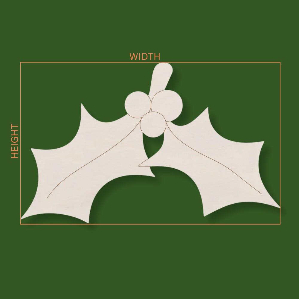 Holly etched - plywood