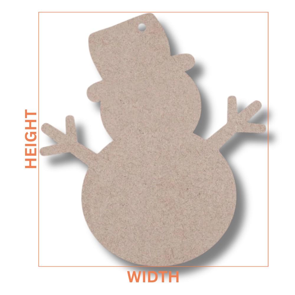 Snowman 2 - 3mm MDF
