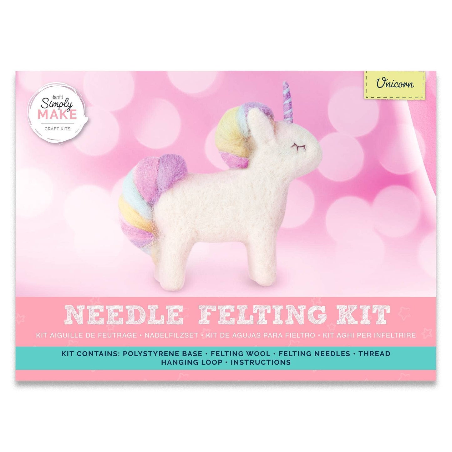 Simply Make Needle Felting Kit - Unicorn