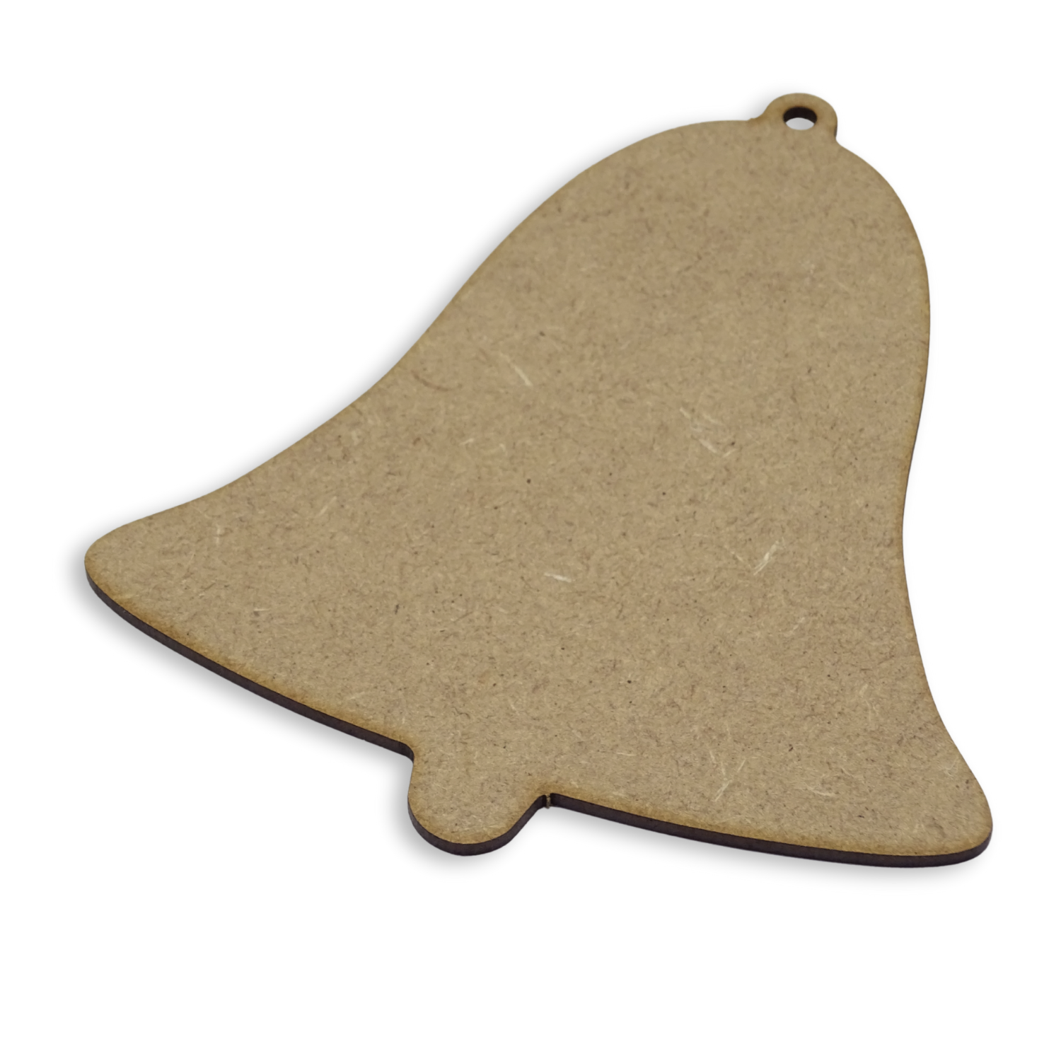 2mm thick mdf bell shape on a white background