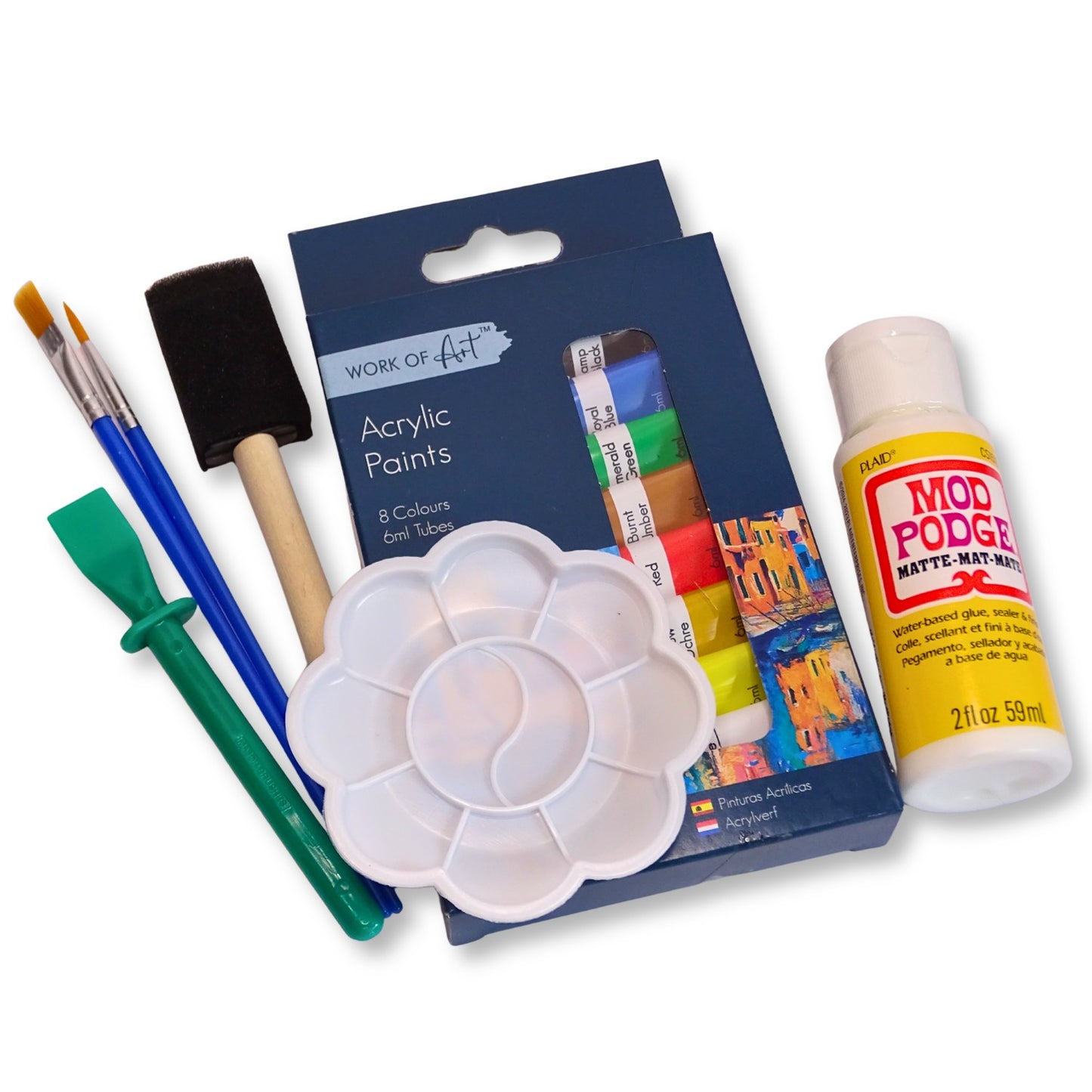 Easter Craft Box for Kids & Adults – MDF Shapes, Paints, Glitter & DIY Decoration Kit