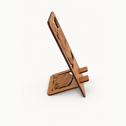 Garden Shed Phone Stand — Laser Cut Wooden Gift for Gardeners