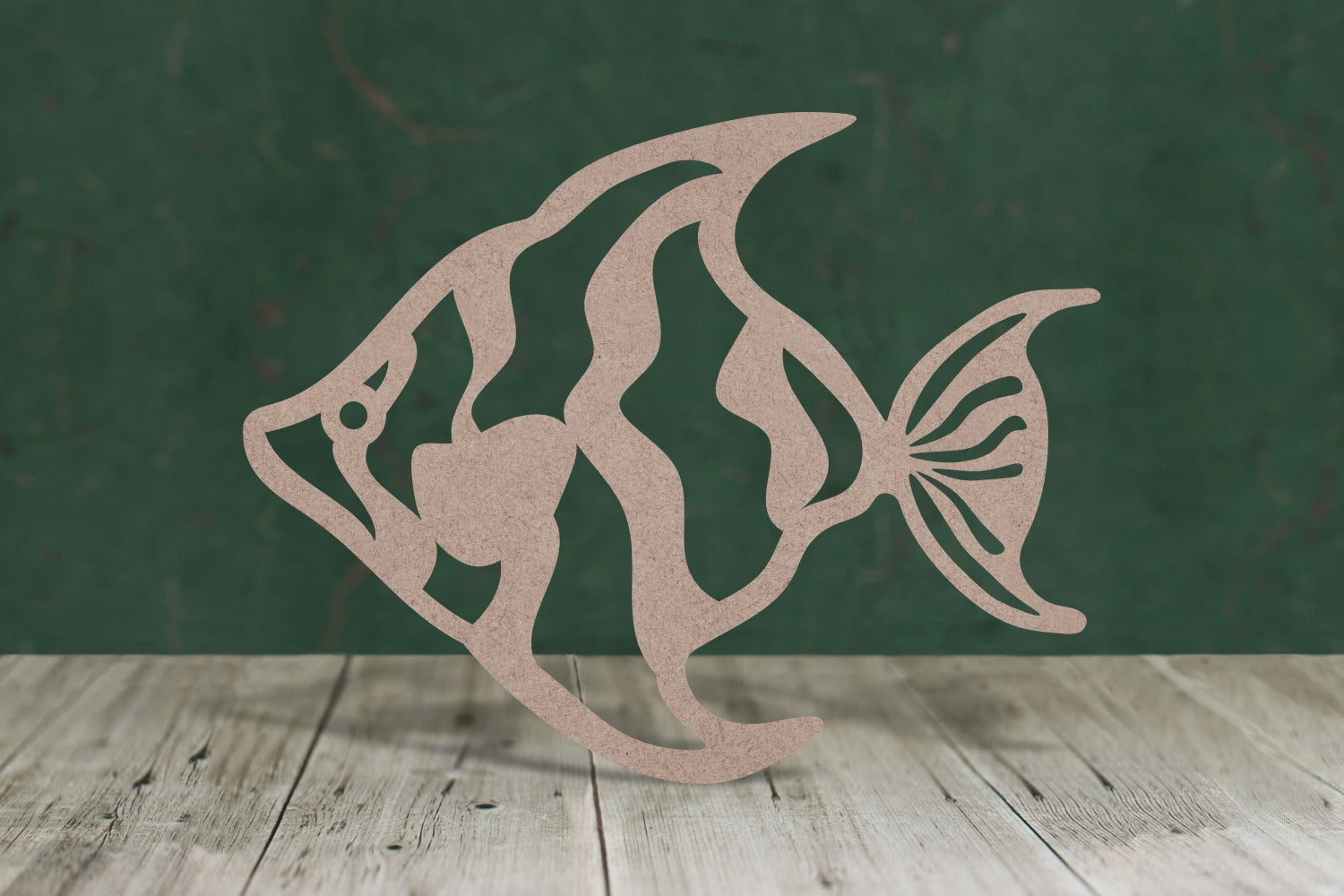 Theack Fish Cutout design tropical Fish shape - great for craft cut from 3mm thick ...