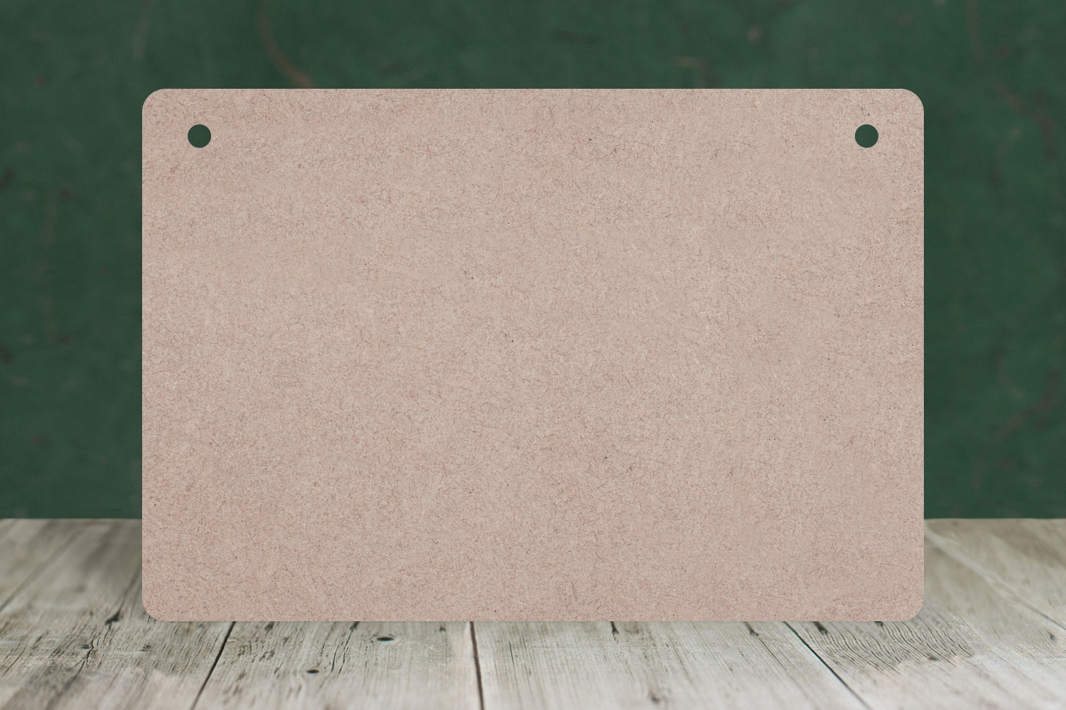 MDF blank boards and plaques with rounded corners in landscape