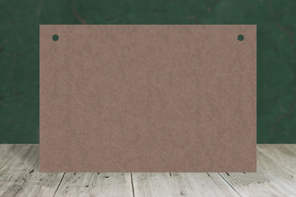 Blank Boards based on paper sizes (square cut landscape) - 2mm MDF