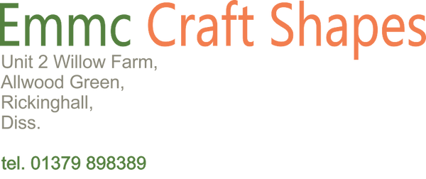 Emmc craft shape logo, suppliers of wooden craft shapes and blanks