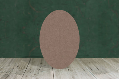 Blank oval craft shape boards 6–9cm – 2mm MDF