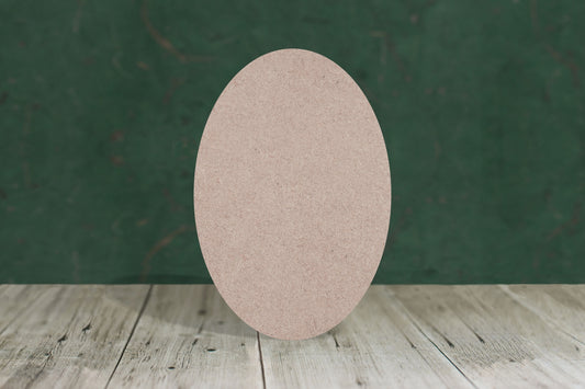 Blank oval MDF craft shapes 2–5cm – 3mm MDF