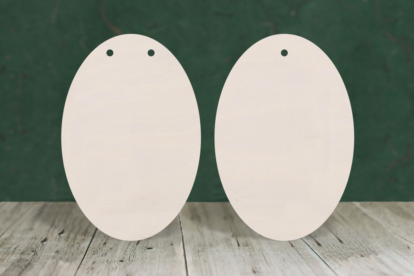 Oval wooden craft shapes 10–15cm – plywood