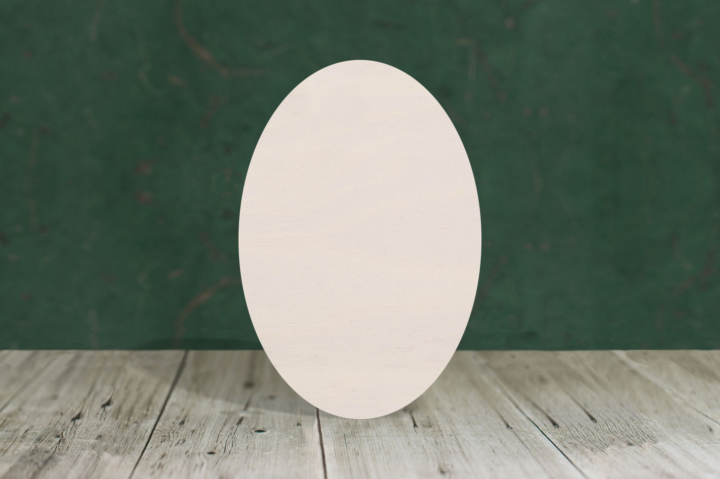 Oval wooden craft shapes 10–15cm – plywood