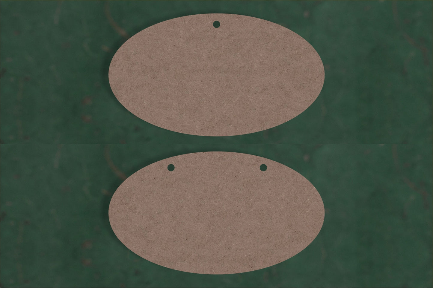 Blank oval craft shape boards 6–9cm – 2mm MDF
