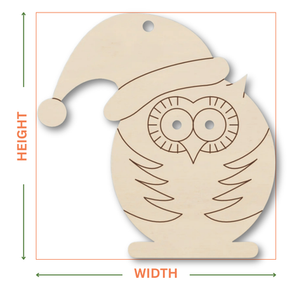 Christmas owl - plywood