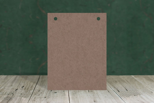 Blank Boards based on paper sizes (square cut portrait) - 2mm MDF