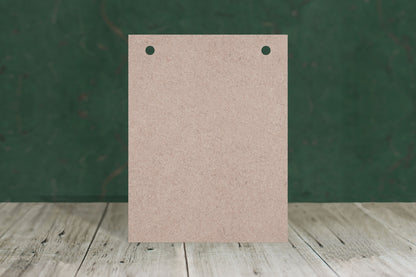 Blank Boards based on paper sizes (square cut portrait) - 3mm MDF