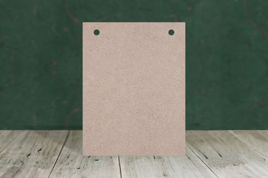 Blank Boards based on paper sizes (square cut portrait) - 3mm MDF