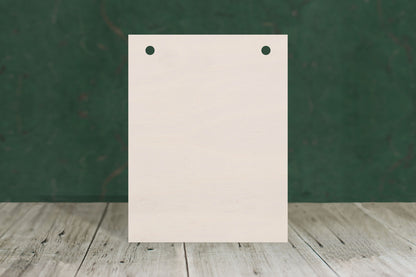 Blank Boards based on paper sizes (square cut portrait) - 4mm plywood