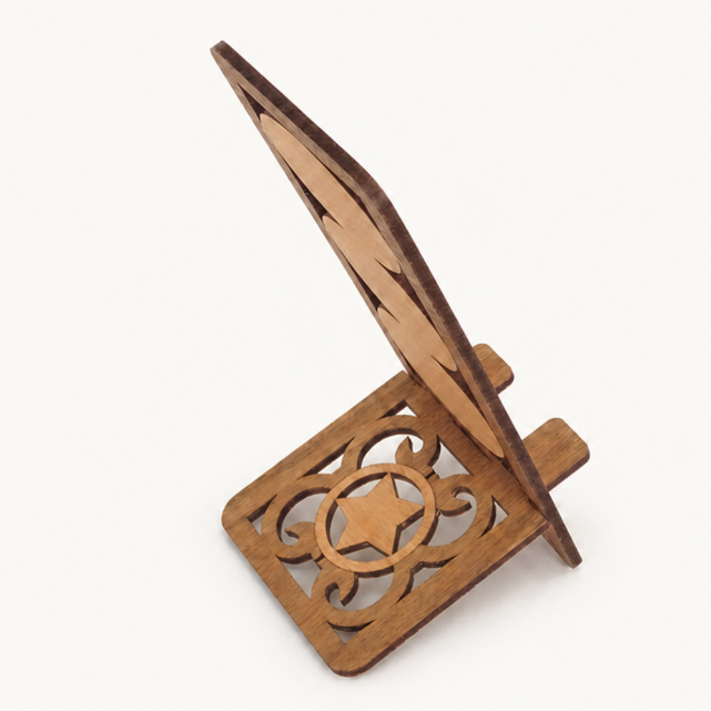 BBMF Fighter Planes Phone Stand — Two-Tone Wooden Aviation Gift