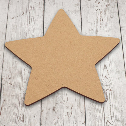 Wooden star - 3mm mdf