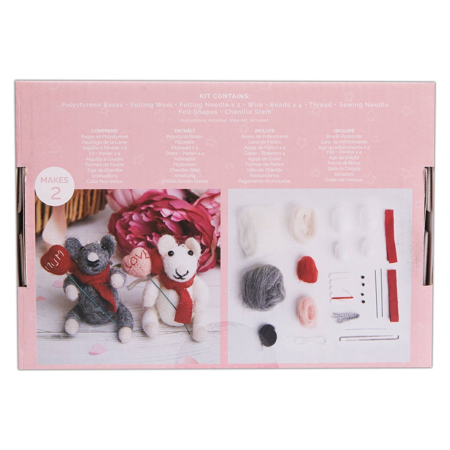 Simply Make Needle Felting  - Heart Mouse Duo