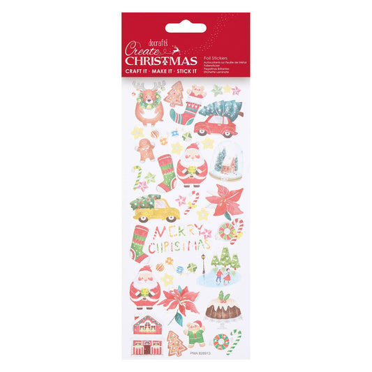 Christmas Foil Stickers For Festive Crafting
