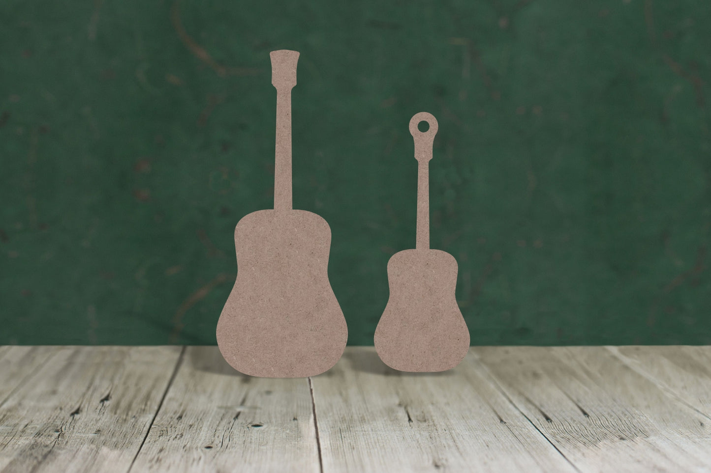 acoustic guitar - wooden craft blank - 2mm MDF